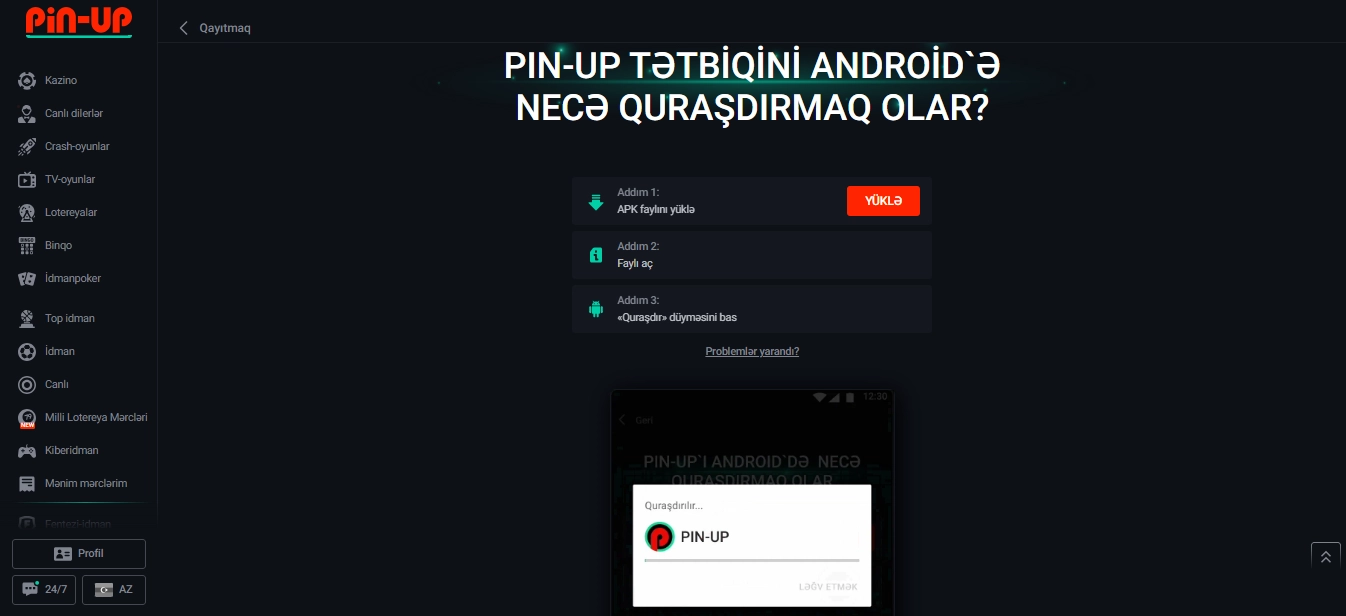 Pin Up app yeniləmələri: nə dəyişir və necə tətbiq olunur